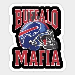 buffalo bills , buffalo mafia vector design Sticker